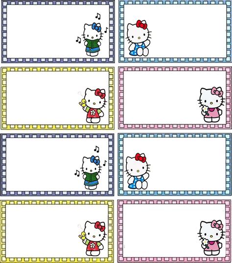 Etiquetas Para Rotular Hello Kitty Imprimible Hello Kitty Imagenes