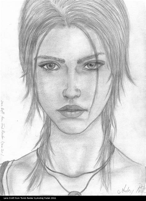 Lara Croft Drawing At PaintingValley Com Explore Collection Of Lara Croft Drawing