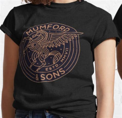 Mumford Sons T Shirtblack Logo Mumford And Sons Classic Etsy