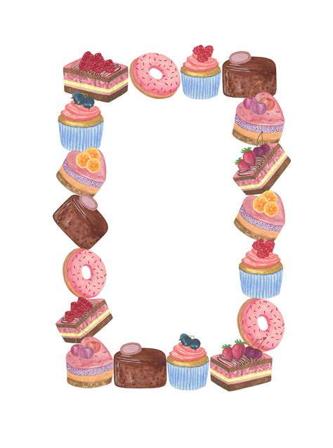 Dessert Clipart Border