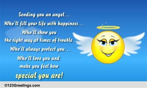 An Angel Just For You Free Angel Ecards Greeting Cards 123 Greetings