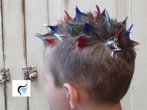 How To Do Crazy Spiked And Mohawk Hairstyle For Boys Hair Wacky Hair