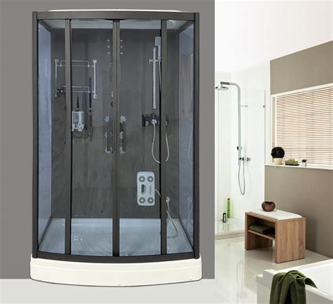 China Rectangle Bathroom Luxury Shower Cabin With Low Shower Tray