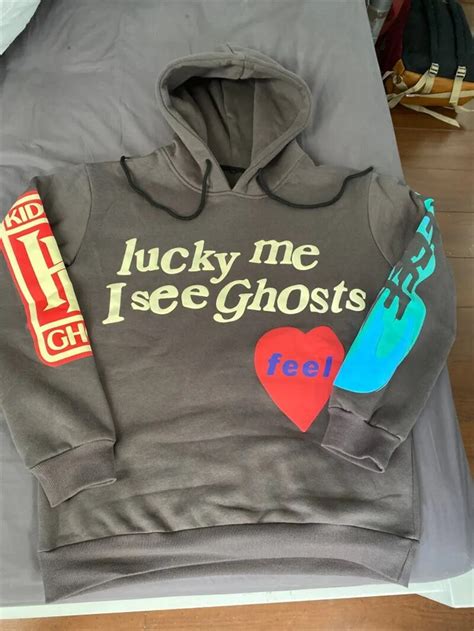 Kanye High West Quality Hoodie Men Lucky Me I Sunday Service