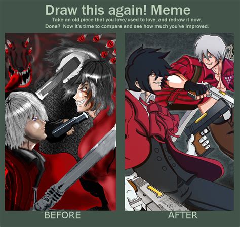Alucard Vs Dante Before And After By Imaginationclash On Deviantart