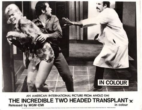 British The Incredible Two Headed Transplant Released April 14 1971