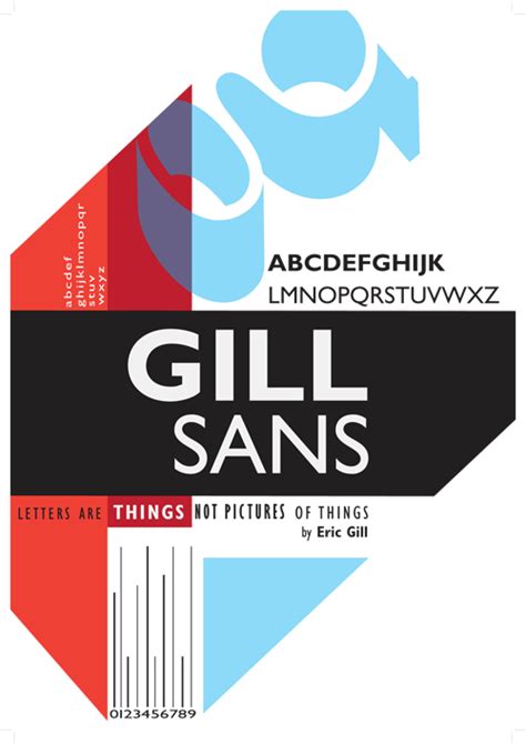 typography student poster project gill sans - Google Search | Student posters, Typography, Student