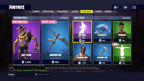 Fortnite Item Store Right Now Youtube