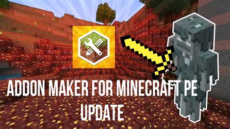 Minecraft Addon Maker For Minecraft Pe Update Add Equipment Item