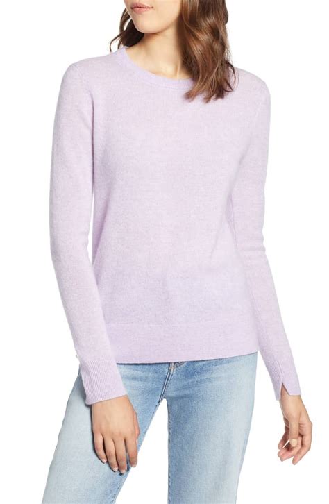 Halogen Crewneck Cashmere Sweater Regular And Petite Cashmere
