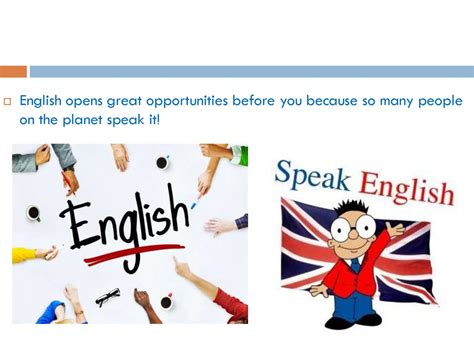 The Importance Of Learning English презентация онлайн