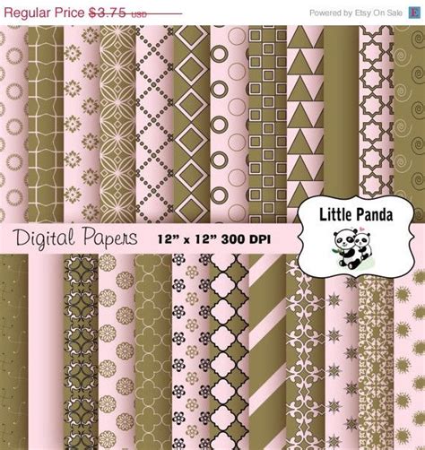 Digital Papers With Different Patterns And Designs