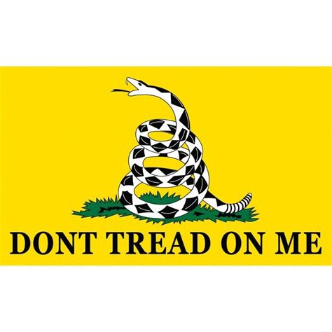 Fully sewn and embroidered, 2 ply polyester don't tread on me rebel flag. Don't Tread On Me' Patriotic Gadsden Flag (Yellow)(Polyester) | Gadsden flag, Dont tread on me, Flag