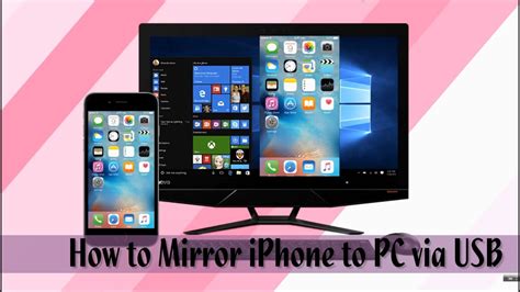 How To Mirror Iphone To Pc Via Usb Youtube