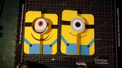 See more ideas about minion card, cards, minion birthday card. Minion flip card - YouTube