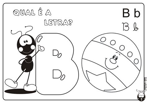 Desenhos Letra B Para Colorir Atividades Educativas