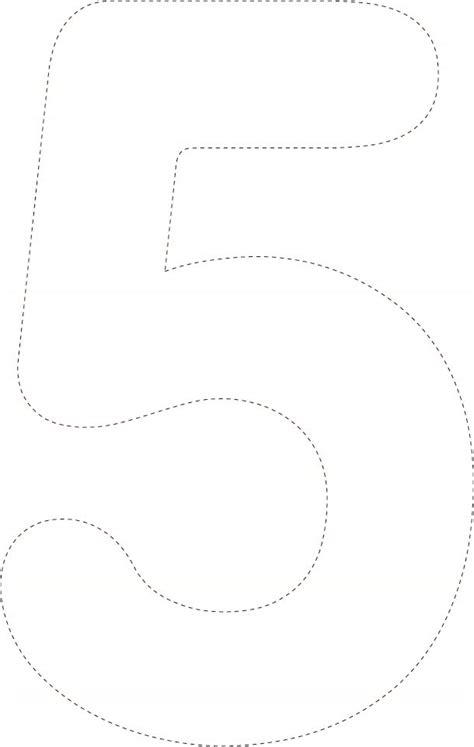 Best Large Printable Cut Out Numbers PDF For Free At Printablee