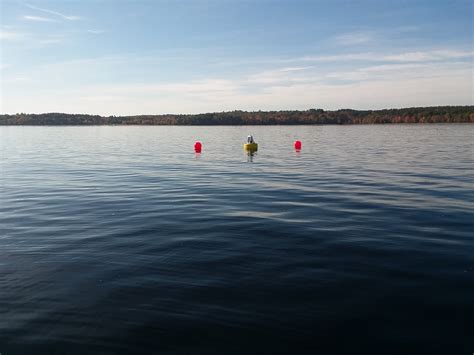 The Windham Eagle News Sebago Lake Buoy Helps Ensure Clean Drinking Water