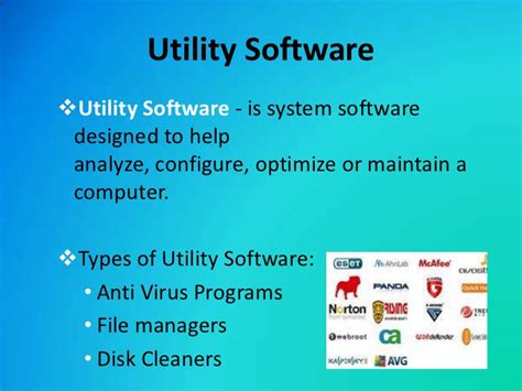 Types Of Utility Software Newbikini
