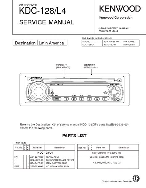 A wiring diagram is a simplified standard photographic depiction of an electric circuit. Kenwood Kdc Mp142 Wiring Diagram - Wiring Diagram Schemas