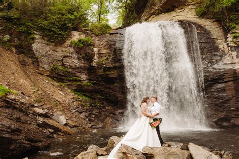 stunning waterfall elopement lesbian couple ~ elope outdoors