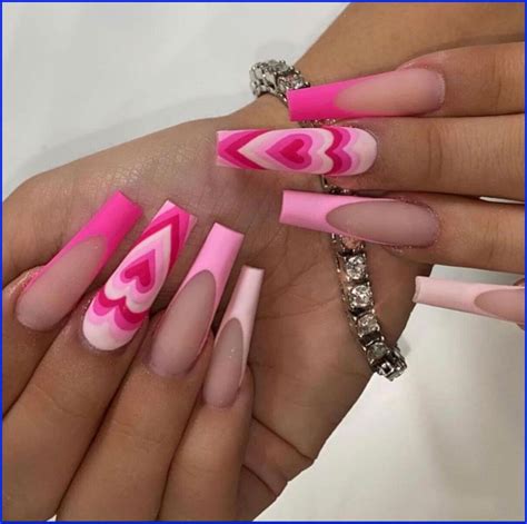 Long Baddie Nail Inspiration In 2021 Long Square Acrylic Nails Pink Acrylic Nails Acrylic Nails