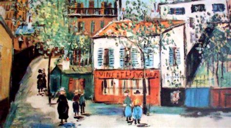 Maurice Utrillo 18831955 French Painter Urban Landscapes Of A Son