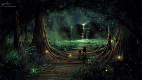 Enchanted Forest Backgrounds Wallpapersafari