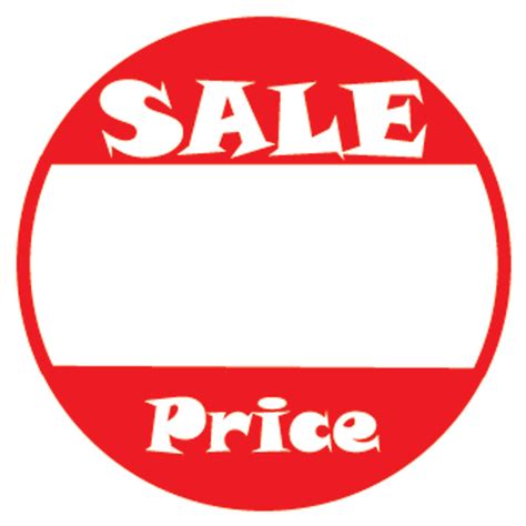 1 Self Adhesive Pre Printed Sale Price Labels 500 Labels 888