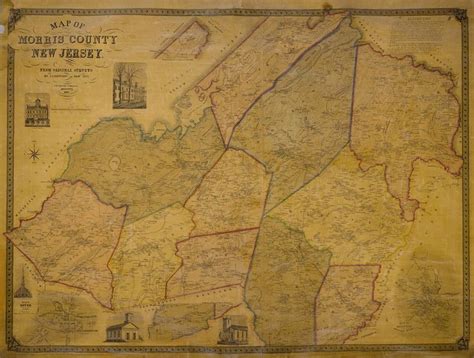 Jesse Lightfoot Map Of Morris County New Jersey From Original