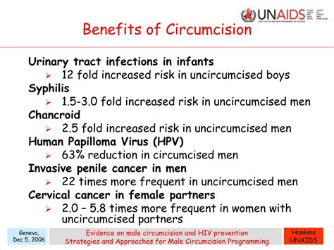 ppt overview of the current evidence on male circumcision and hiv prevention powerpoint