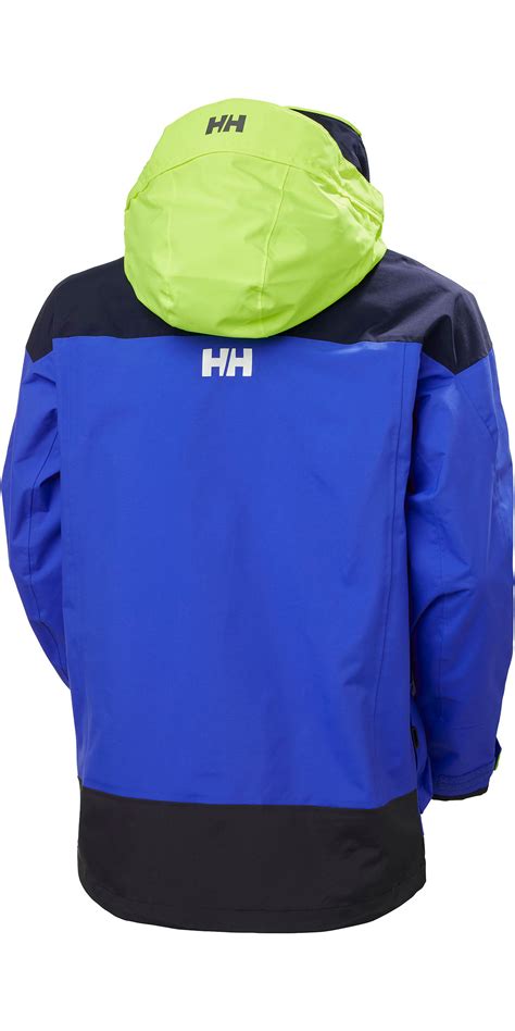 2020 helly hansen mens pier sailing jacket and trouser combi set royal blue wetsuit outlet