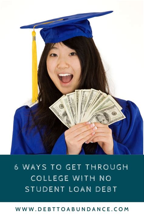 6 Ways To Get Through College With No Student Loan Debt Student Loans