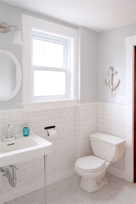 But luckily for homeowners, they come in a variety of shapes, sizes, and colors. soothing colors | White subway tile bathroom, Subway tiles ...