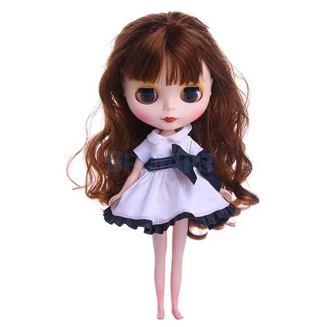 1 6 Blyth Doll Clothes Cute One Pieces Bowknot Princess Dress Clothes For 30cm Blythe Doll In