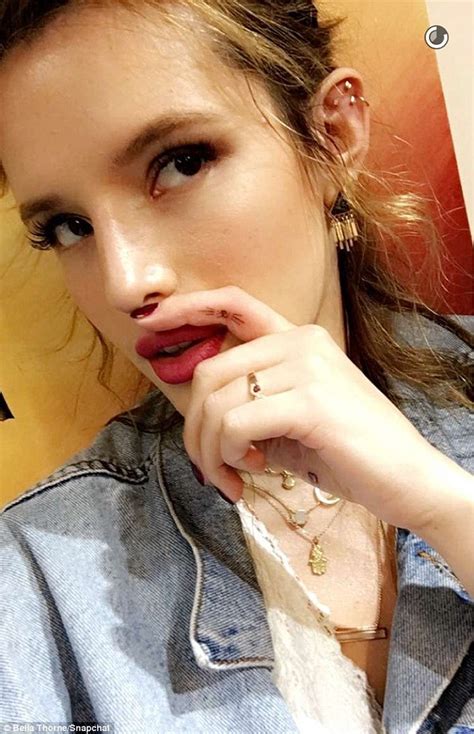 Bella Thorne Snapchats Her 2 Latest Tattoos In Her Collection Daily