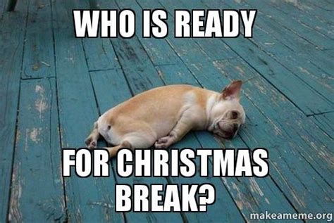 Who Is Ready For Christmas Break With Images Work Memes Funny