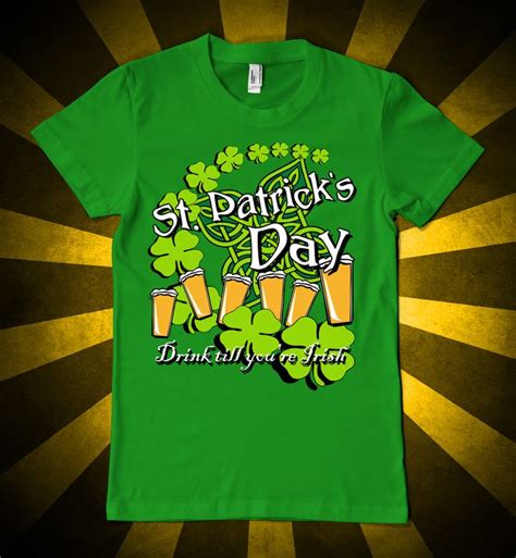 St Patricks Day T Shirt Design Shirt Designs Tshirt Designs T