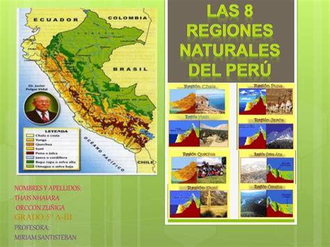 Las 8 Regiones Naturales Del Perú Ppt