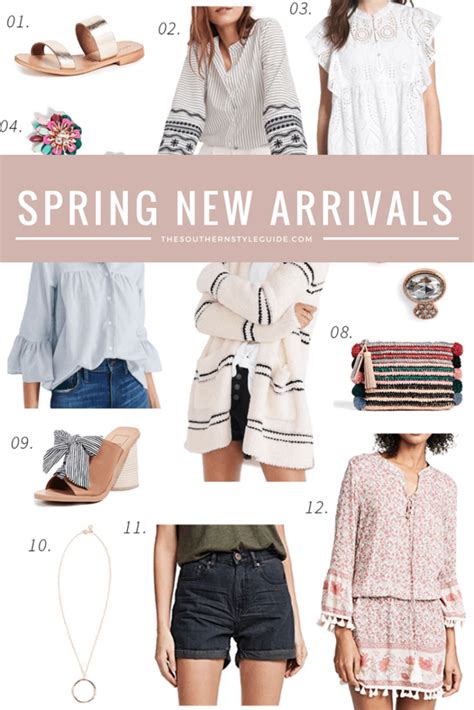 2018 Spring New Arrivals Spring Style Edit Spring Shoppingguides