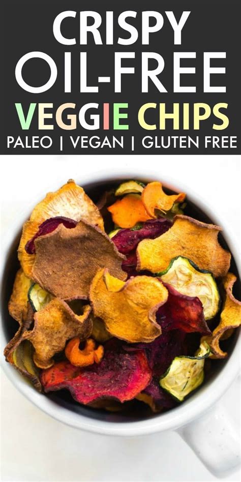 So we all know that chips are my weakness! Oil Free Baked Veggie Chips (Paleo, Vegan, Gluten Free)