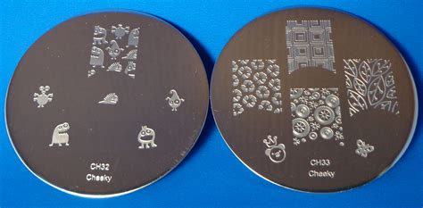 Cheeky Stamping Plates Summer Collection 2012 Of Life And Lacquer