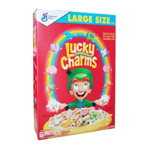 Lucky Charms Frühstücks Cerealien mit Marshmallow 422g AmericanSupe