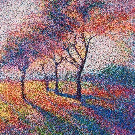 Pin By Leana Ar On 0 Artes Visuales Pointillism Pointalism Art Dot