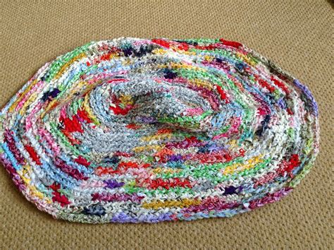 Sew Me Oval Crocheted Rag Rug Finish And A Pattern