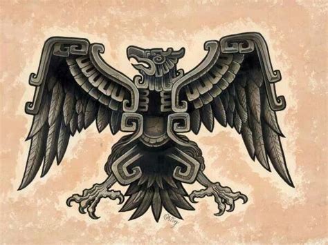Aguila Aztec Aztec Tattoo Mayan Tattoos Aztec Art