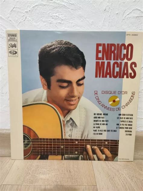 Enrico Macias Disque D Or De Ann Es De Chansons Tours Eur