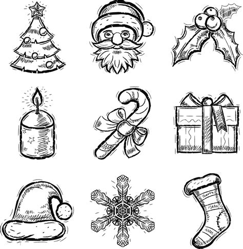 Printable Christmas Drawings
