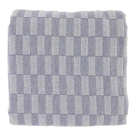 Koo Elite Basketweave Blanket Navy Queen / King