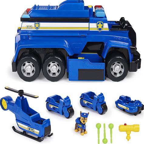 Paw Patrol Chases 5 In 1 Ultimate Police Cruiser With Lights And Soun